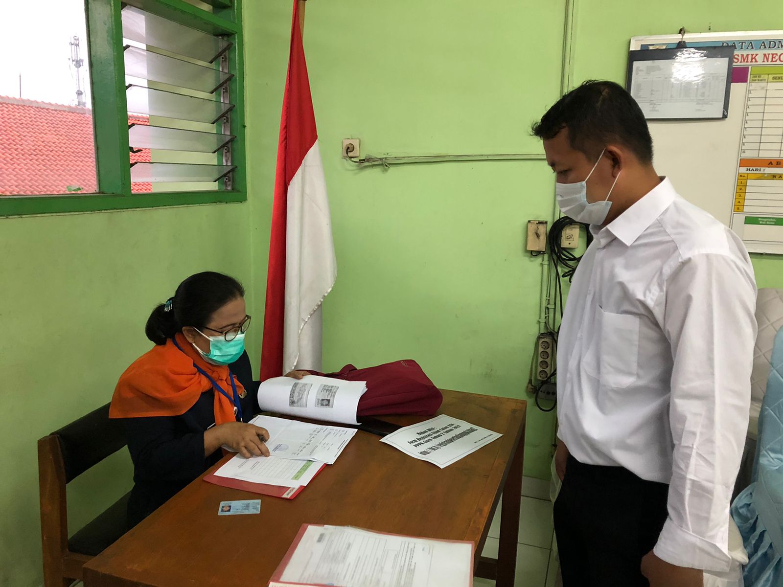 Kegiatan CAT P3K Tahap 2 Tenaga Pendidik Tahun 2021 di SMKN 45 Jakarta