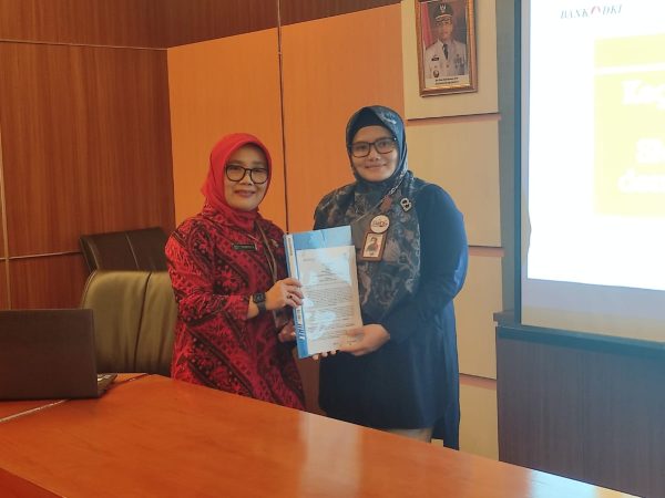 Kegiatan Penandatangan MOU SMKN 45 Jakarta dengan bank DKI Syahriah