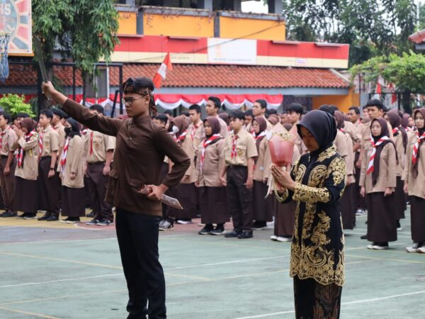 Peringatan Hari Pramuka 2025 di SMKN 45 Jakarta