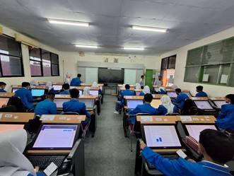 Penyelenggaraan  Tes Kemampuan Akademik (TKA) di SMKN 45 Jakarta