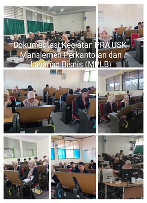 Pelaksanaan Pra Uji Sertifikasi Kompetensi 2025 SMKN 45 Jakarta